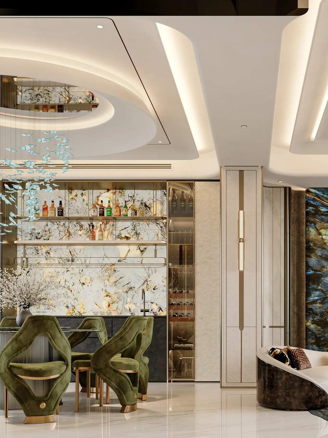 Sculptural Luxury Living — view 5
