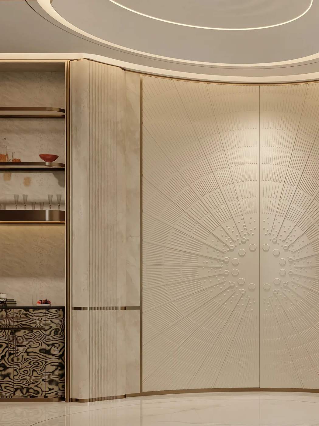 Sculptural Luxury Living — view 6