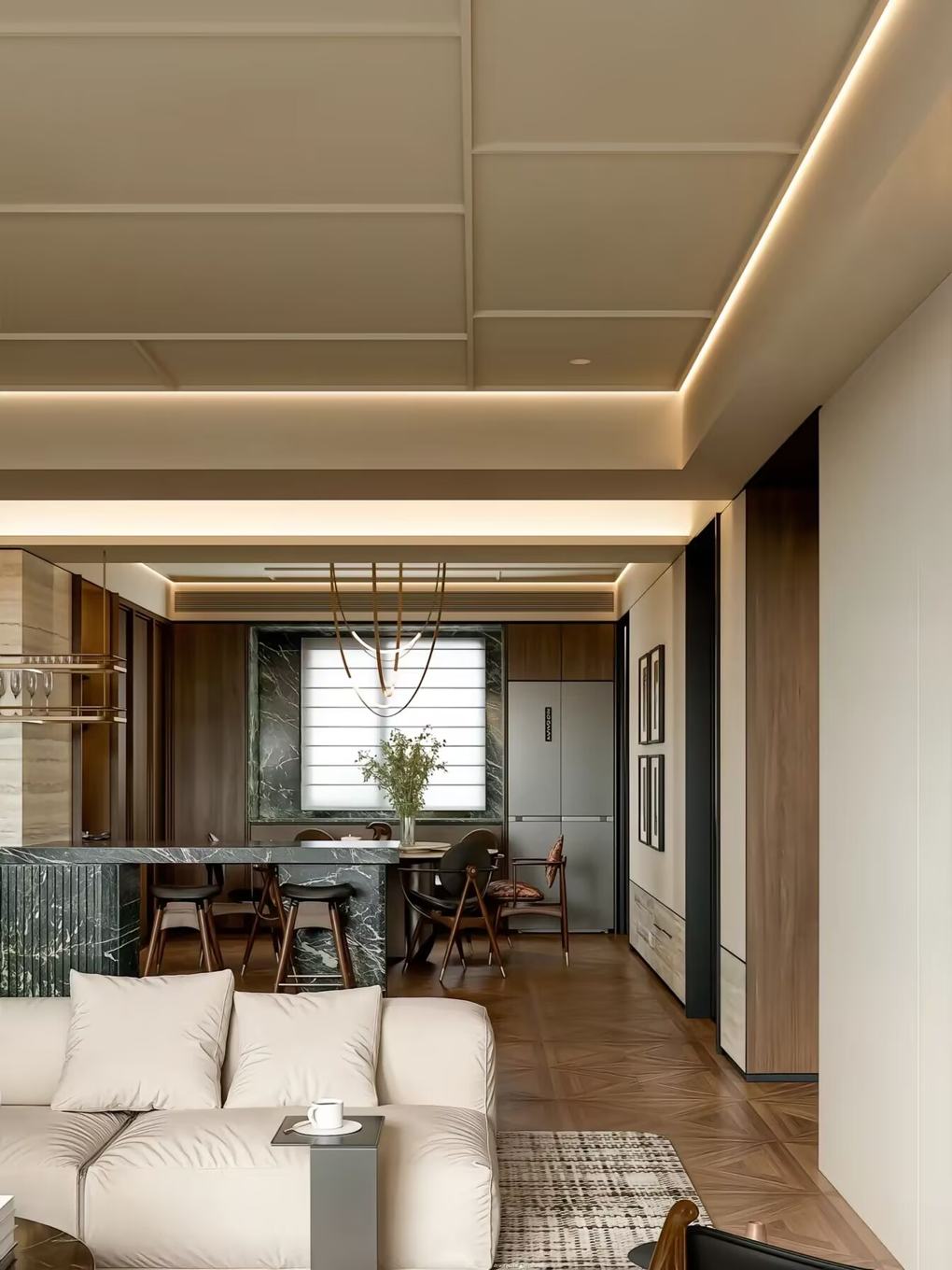 Tailored Contemporary Residence — view 4
