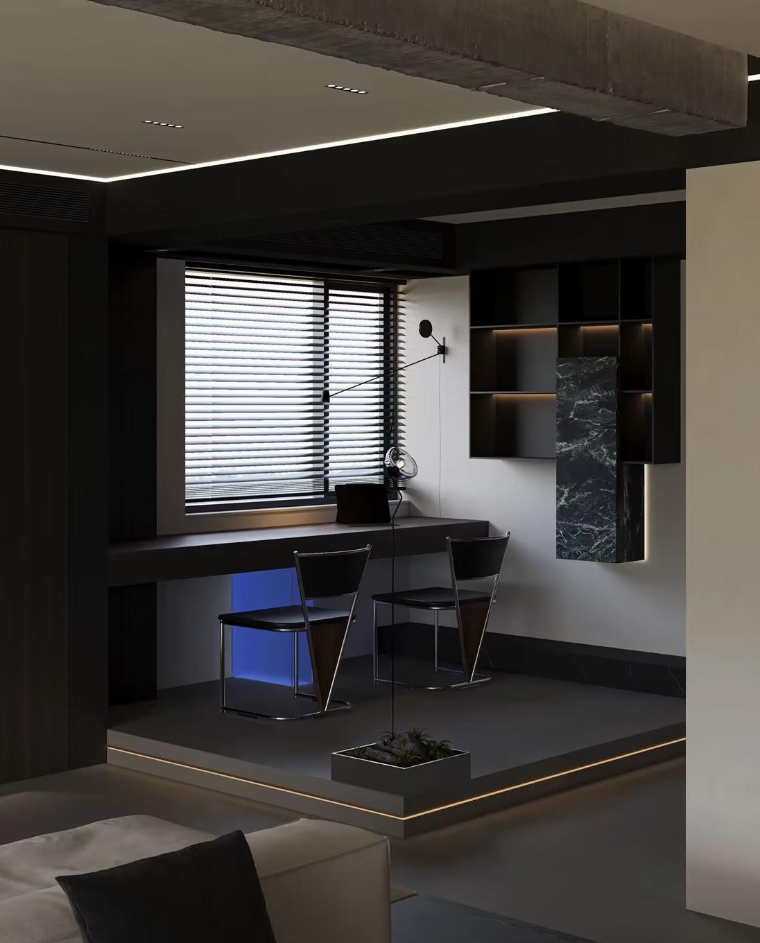 Monochrome Urban Residence — view 3