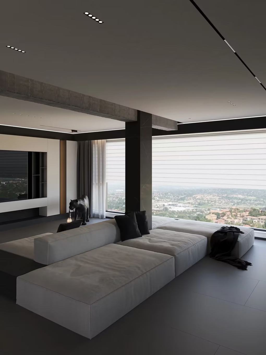 Monochrome Urban Residence — view 5