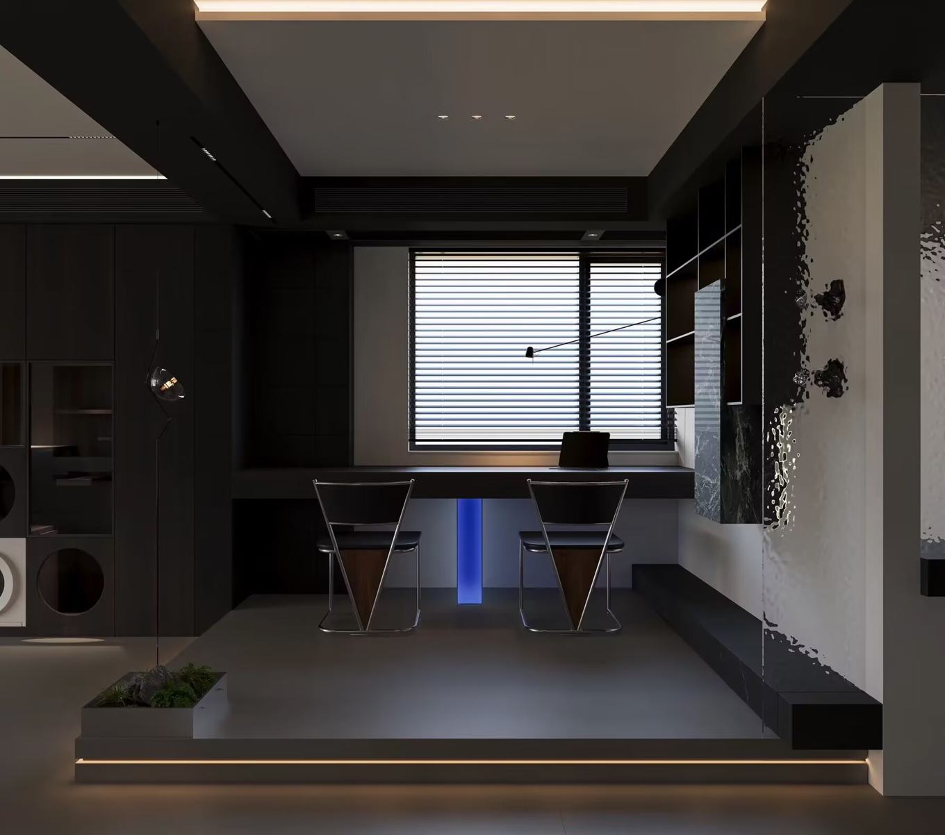Monochrome Urban Residence — view 7