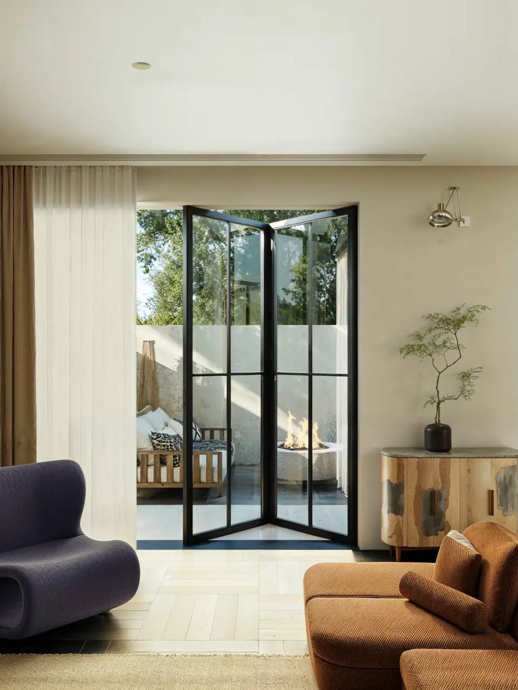 Earth-Toned Duplex Living