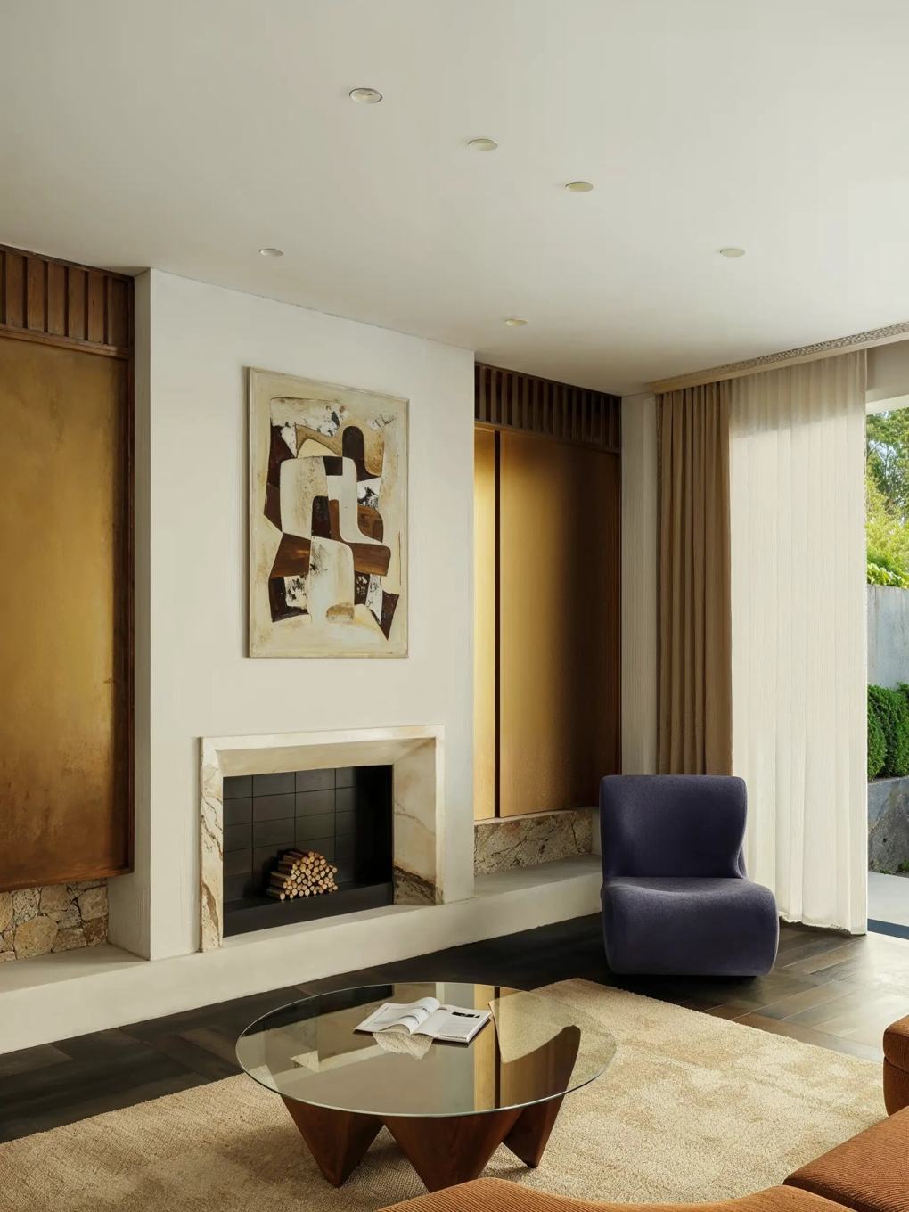 Earth-Toned Duplex Living — view 2
