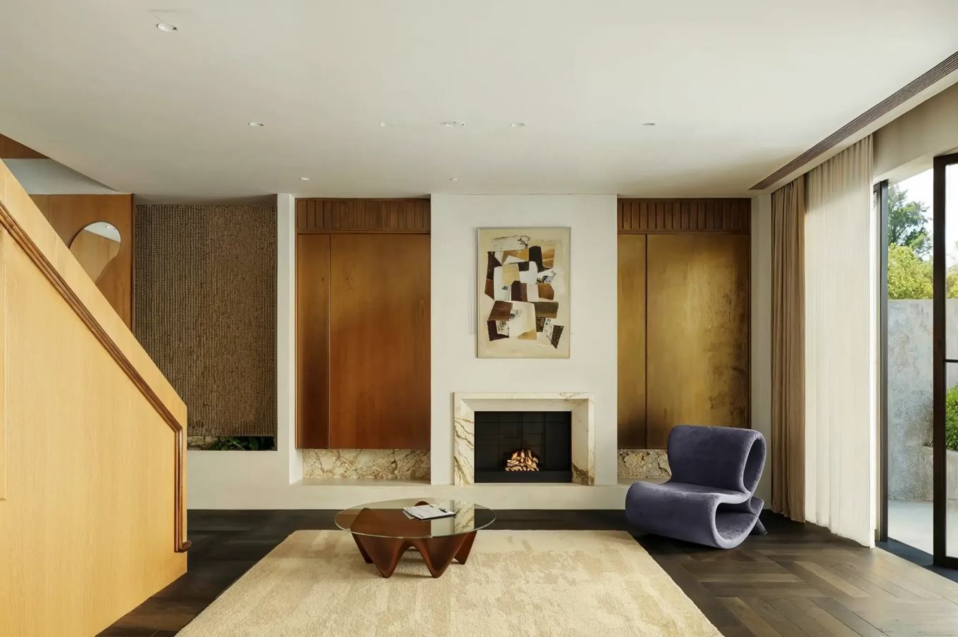 Earth-Toned Duplex Living — view 7
