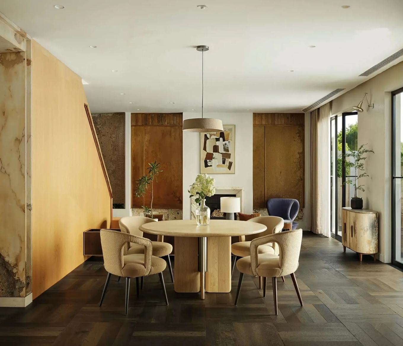 Earth-Toned Duplex Living — view 8