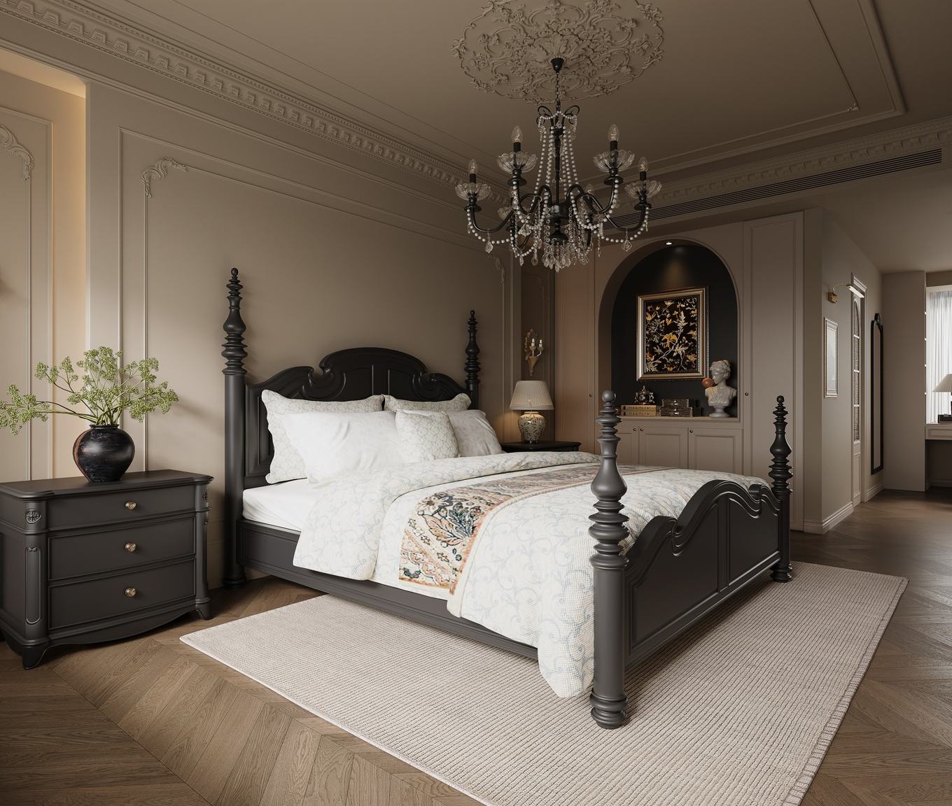 Soft French Contemporary Home