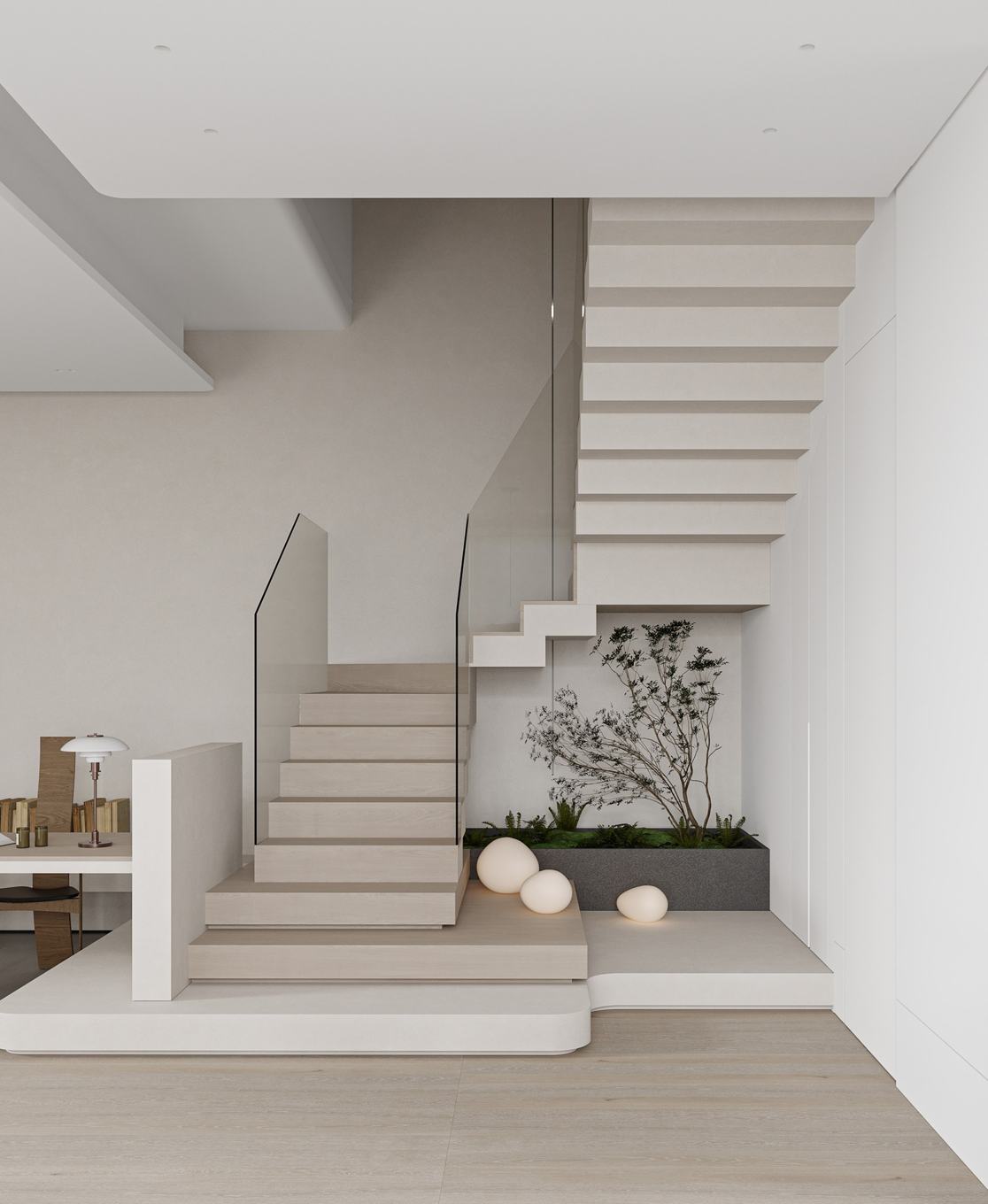 Minimalist Courtyard Residence